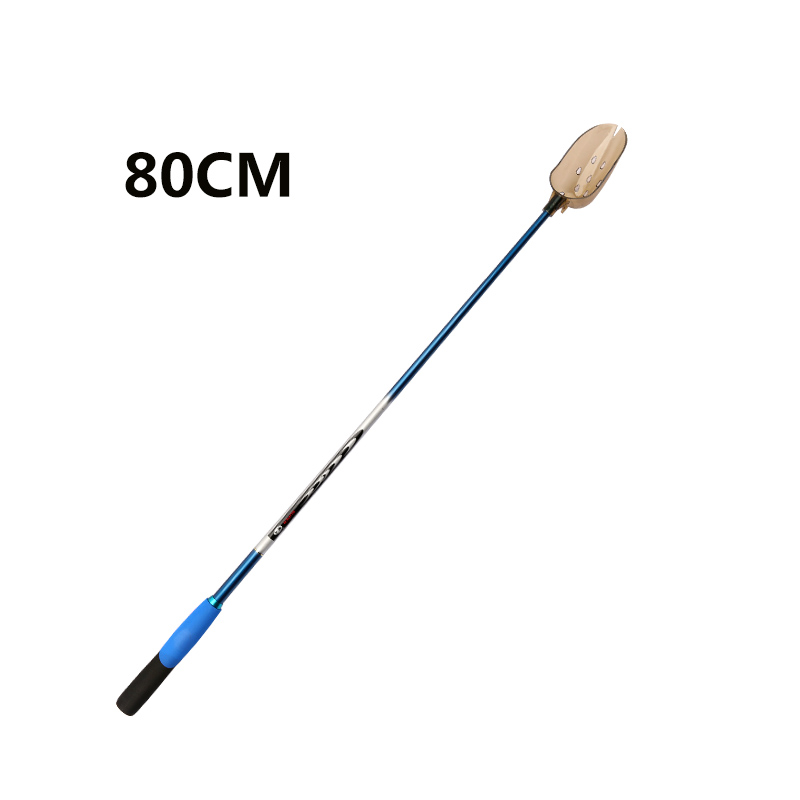 SINGLE FIXED PLATINUM CARBON 80CM BLUE AND SILVER BELT SPOONHEAD